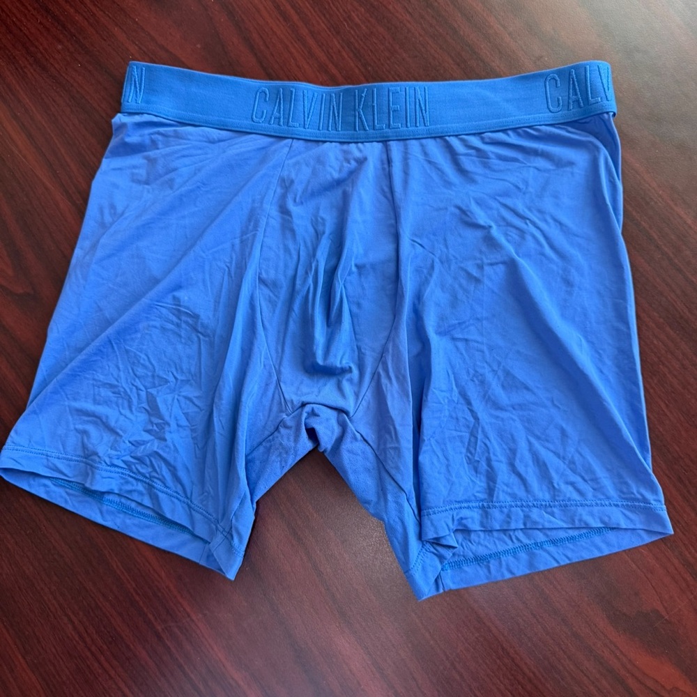 Calvin Klein Men's Blue Boxer Briefs